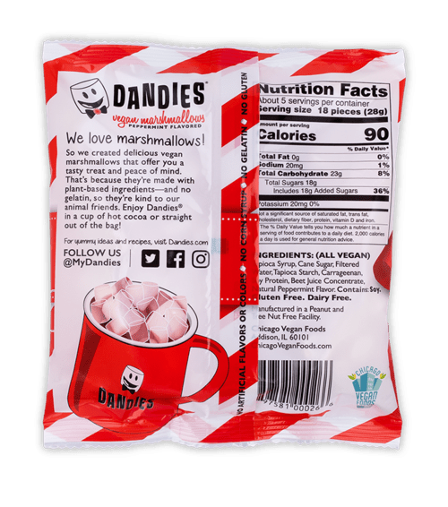 Marshmallows, Dandies, Vegan, Peppermint (Mini) (2-Pack) - Country Life Natural Foods