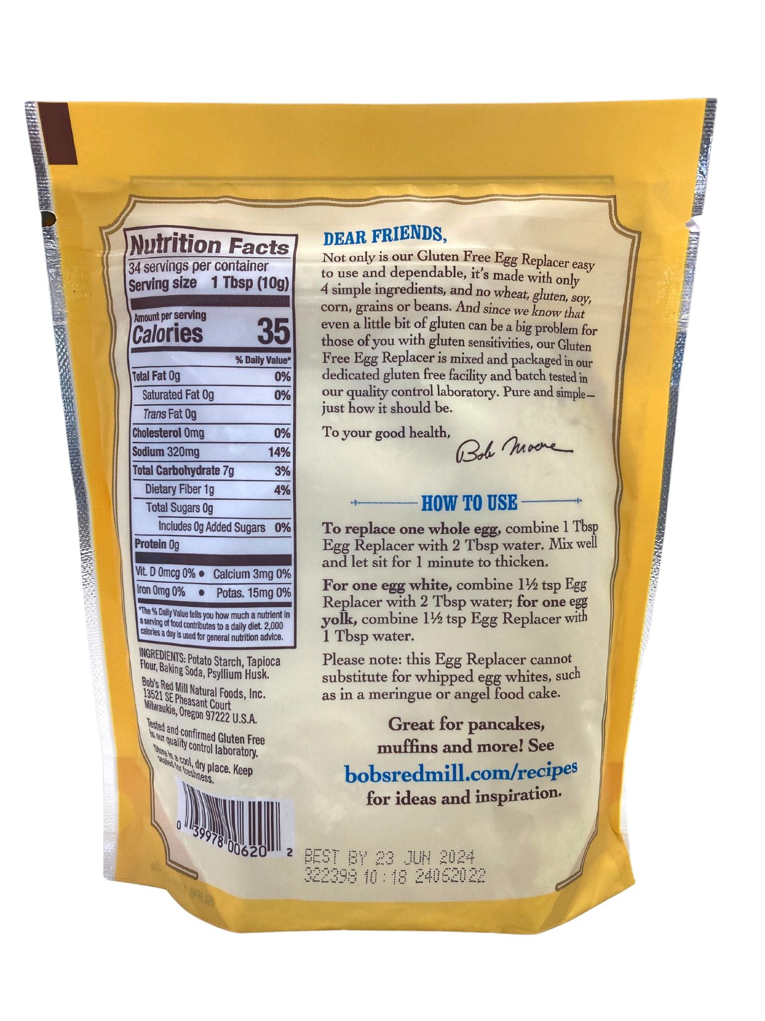 Egg Replacer, Bob's Red Mill - Country Life Natural Foods
