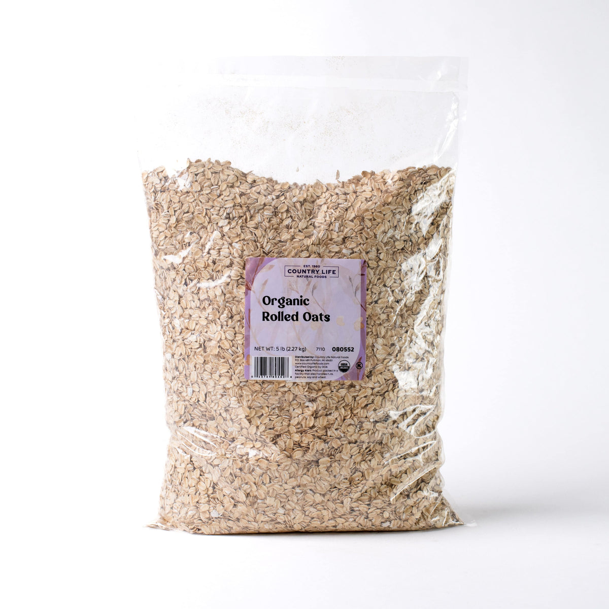 Oats, Regular Rolled, Organic - Country Life Natural Foods