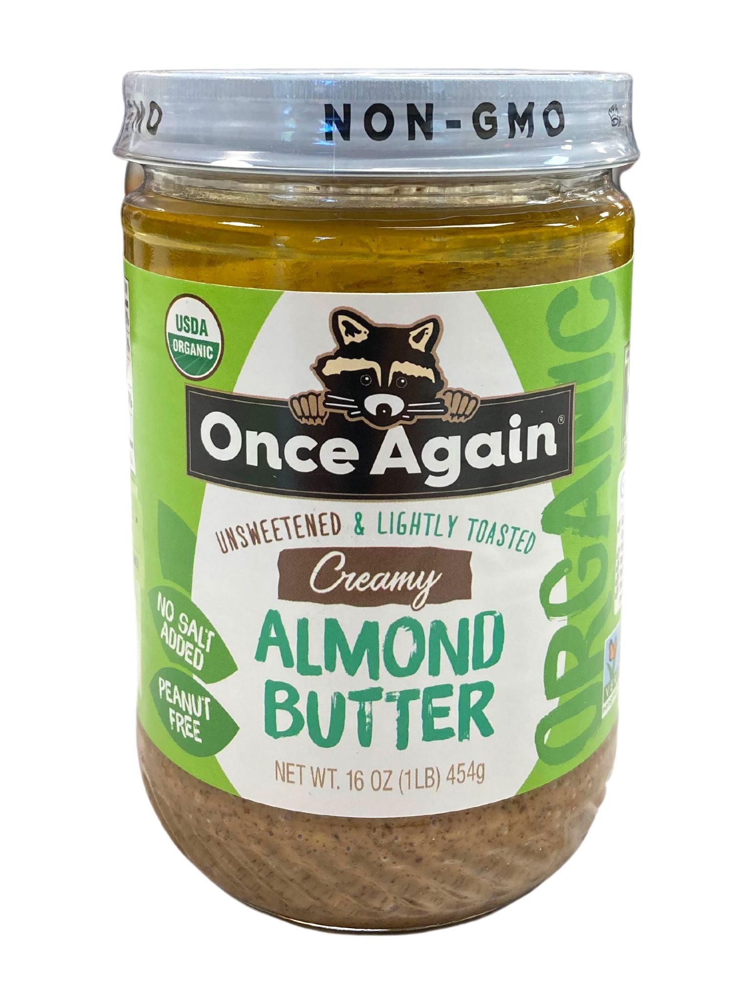 Almond Butter, Creamy, Organic, Lightly Toasted - Country Life Natural Foods