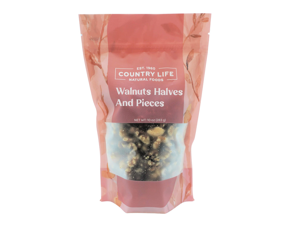 Walnuts, 1/2s & Pieces - Country Life Natural Foods