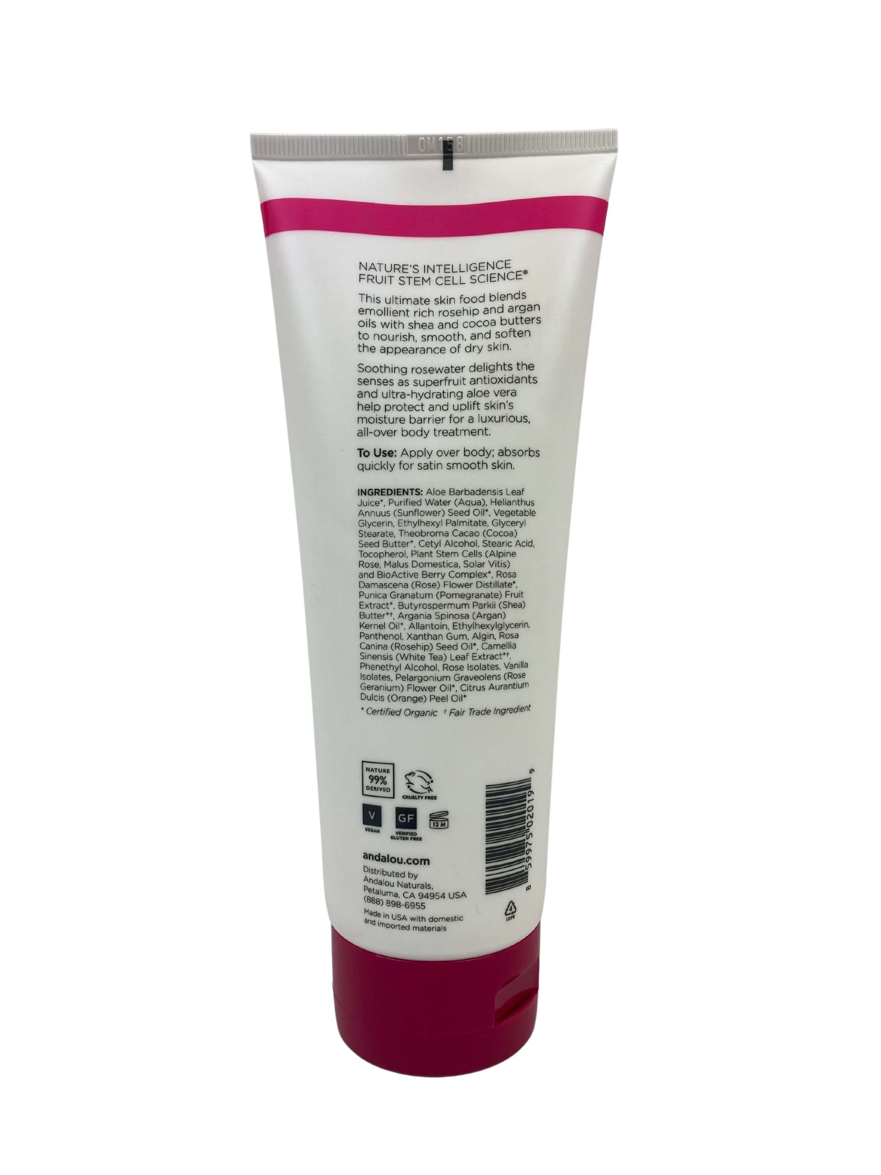 Body Lotion, 1000 Roses, 8oz, Andalou Naturals, Lotions Moisturizers & Oils - Country Life Natural Foods