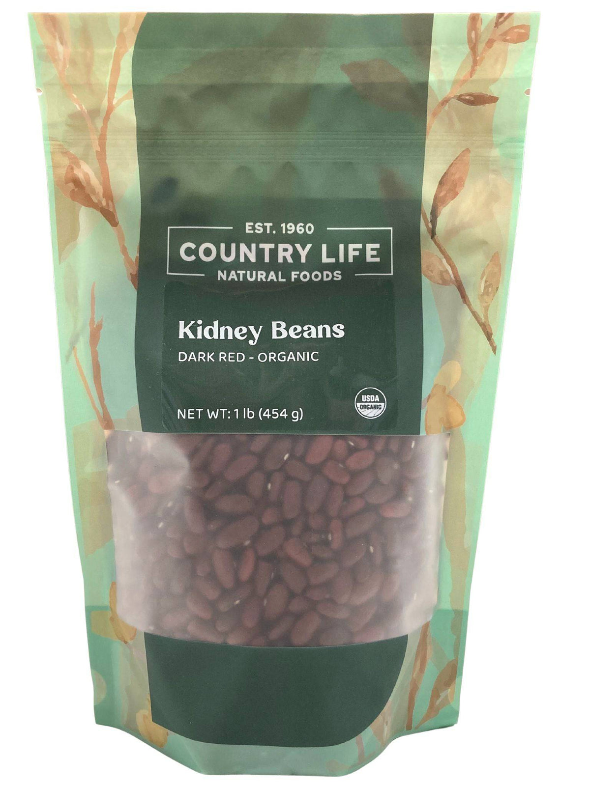 Kidney Beans, Dark Red, Organic, Beans - Country Life Natural Foods