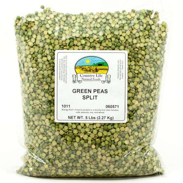 Peas, Green, Split - Country Life Natural Foods