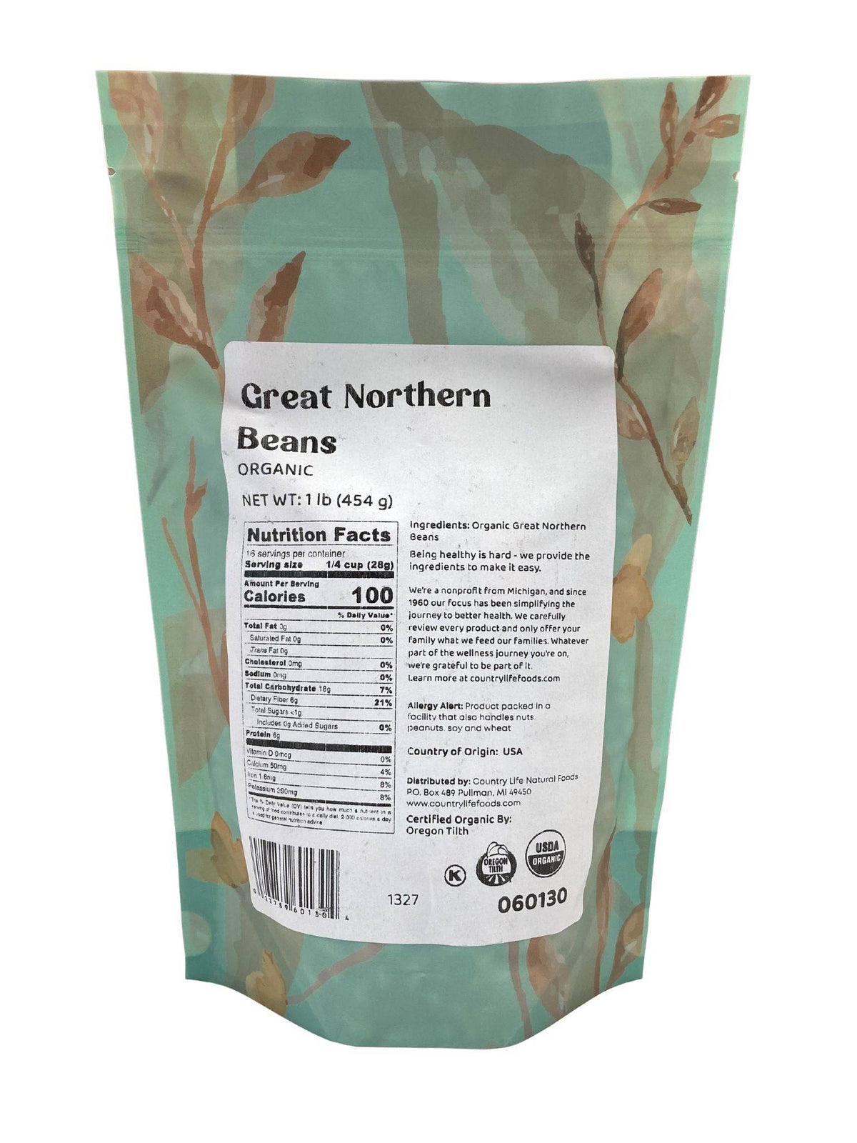 Great Northern Beans, Organic - Country Life Natural Foods