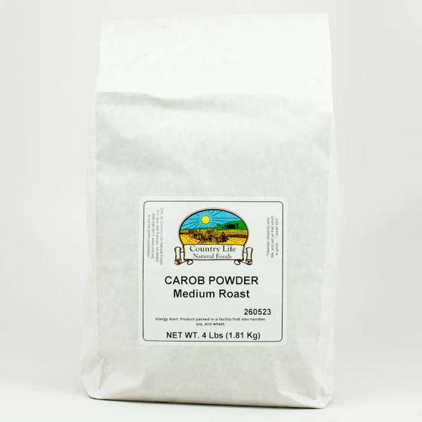 Carob Powder, Medium Roast, Carob - Country Life Natural Foods