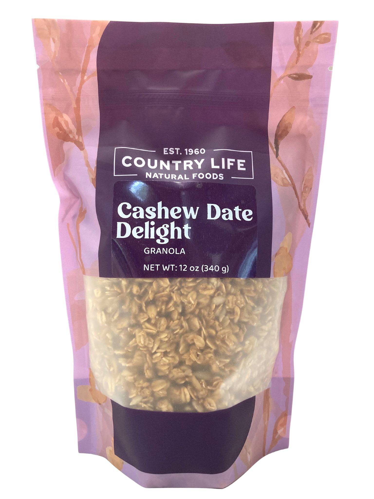 Slow-Baked Cashew Date Granola - Country Life Natural Foods