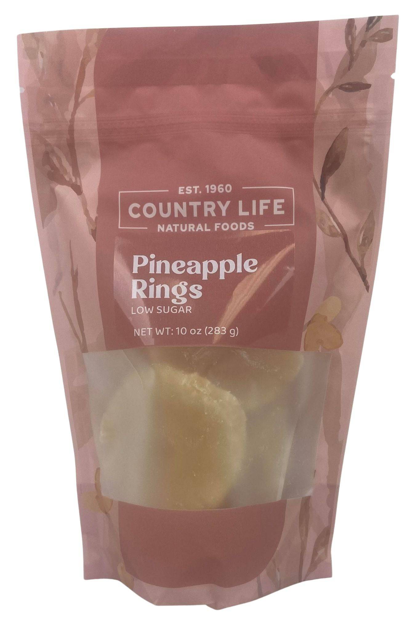 Pineapple Rings, Low Sugar, Dried Fruit - Country Life Natural Foods