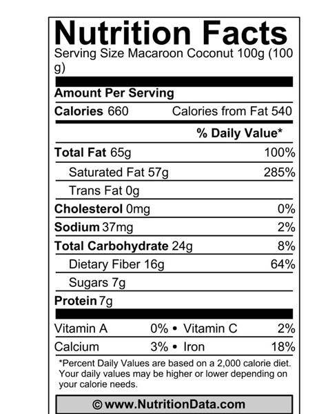 Coconut, Macaroon - Country Life Natural Foods