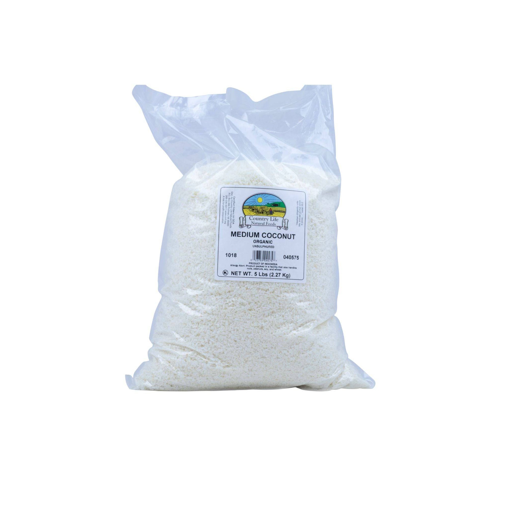 Coconut, Medium, Organic, Dried Fruit - Country Life Natural Foods