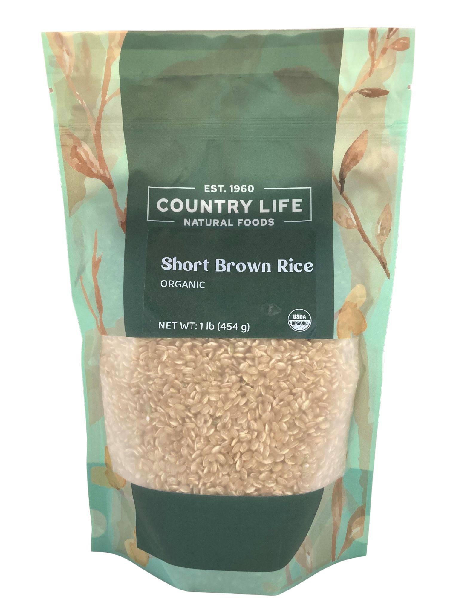 Short Rice, Brown, Organic, Rice - Country Life Natural Foods