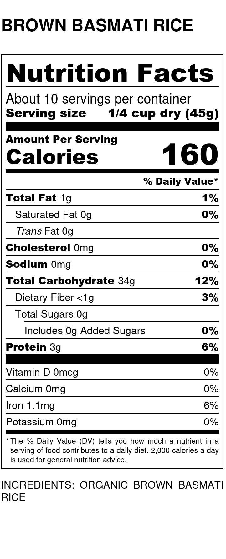 Basmati Rice, Brown, Organic, Lundberg - Country Life Natural Foods