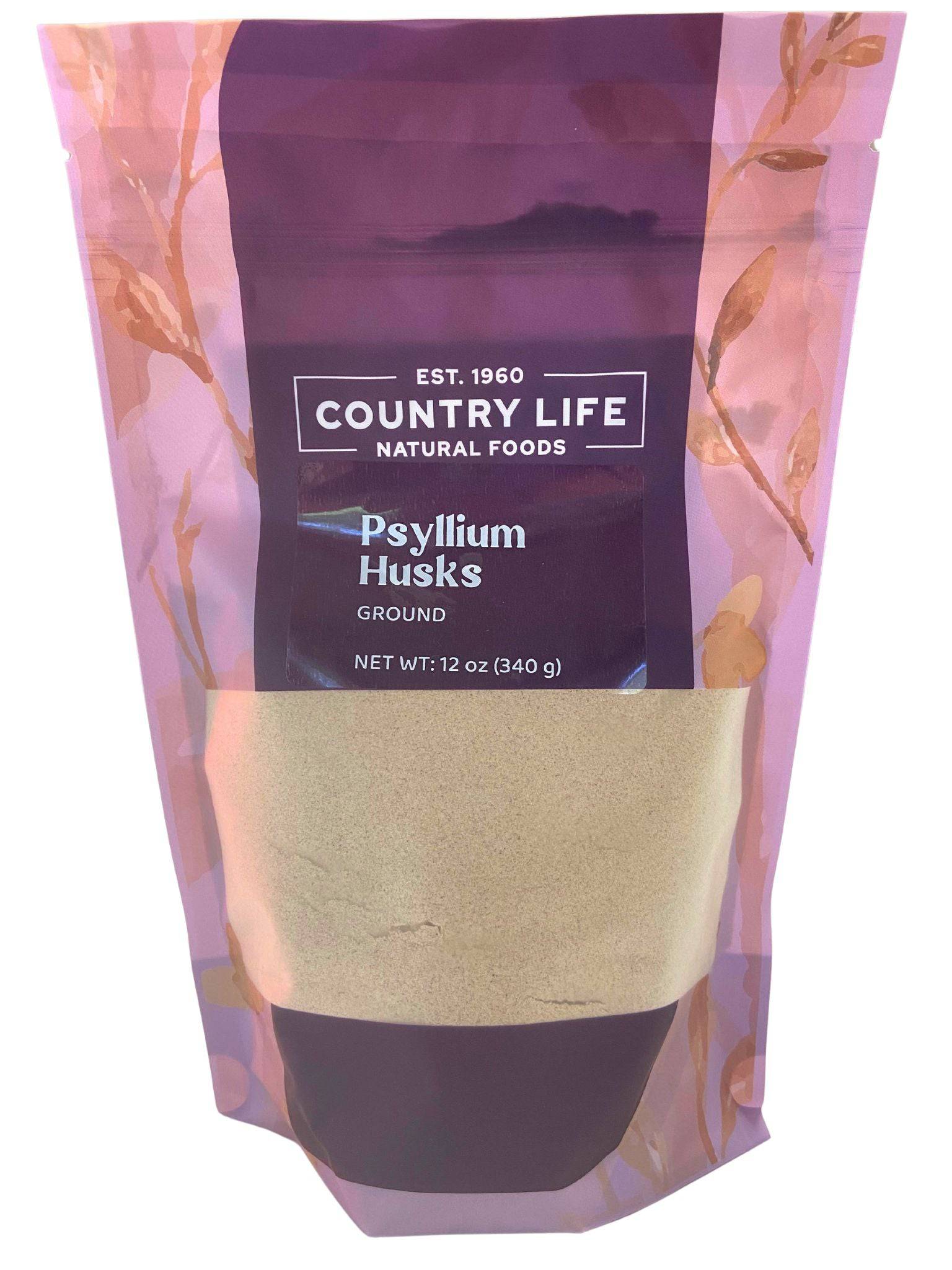 Psyllium Husks, Ground, Egg Replacers & Binders - Country Life Natural Foods