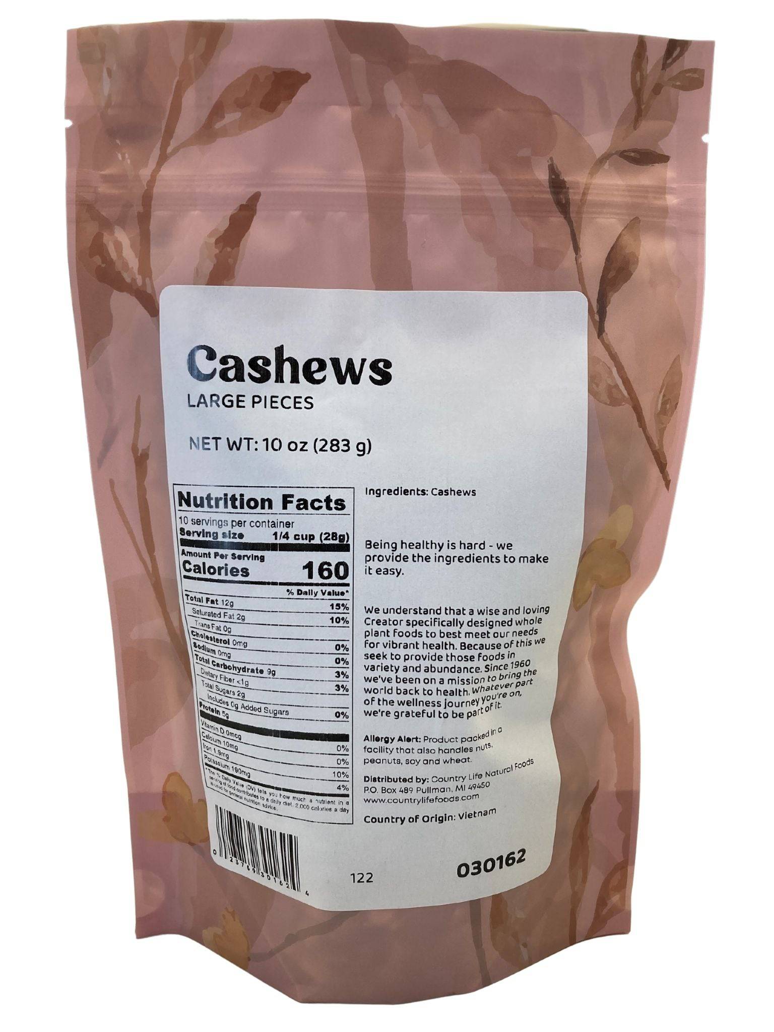 Cashews, Large Pieces - Country Life Natural Foods