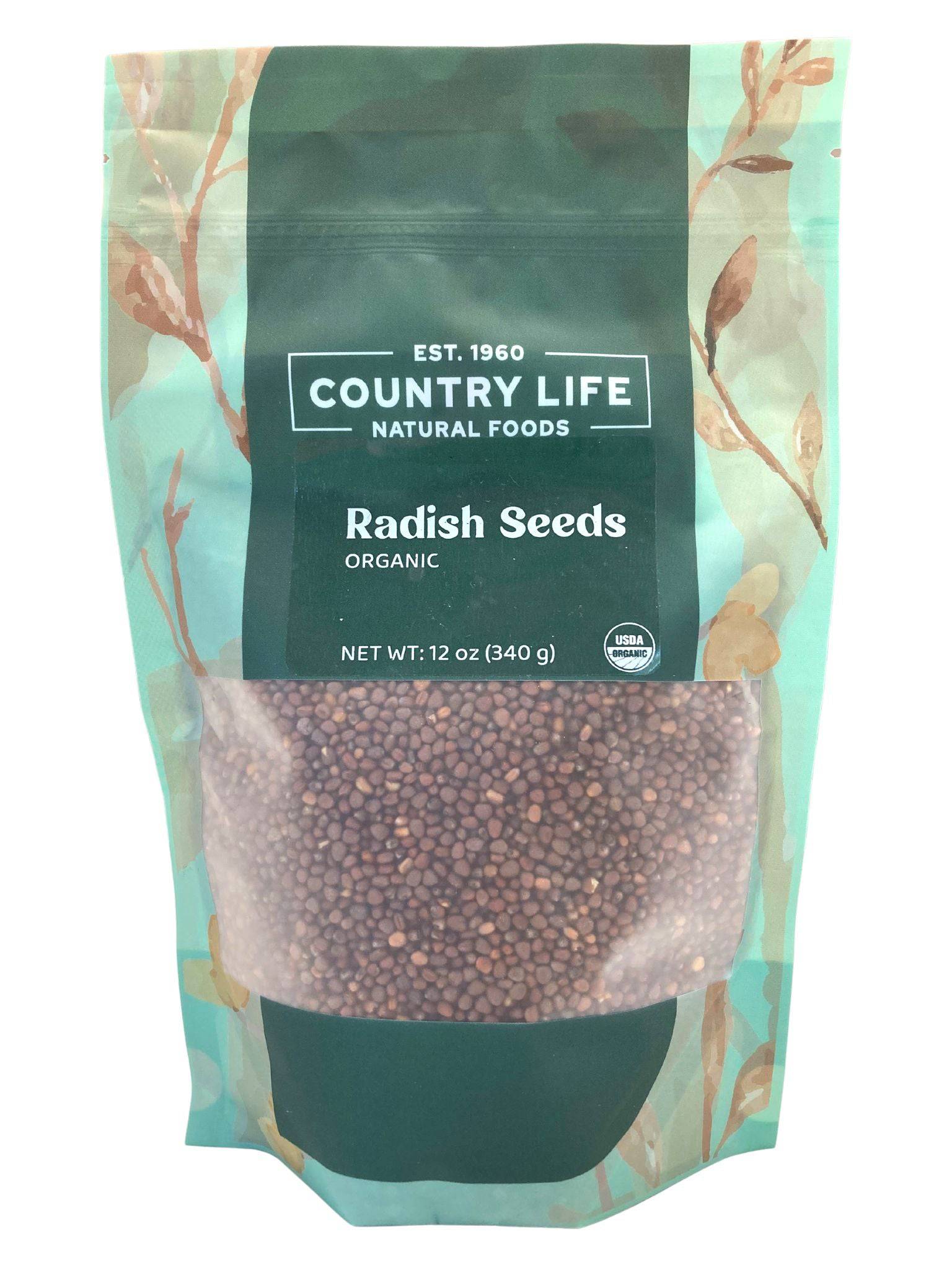 Radish Seeds, Organic, Seeds - Country Life Natural Foods