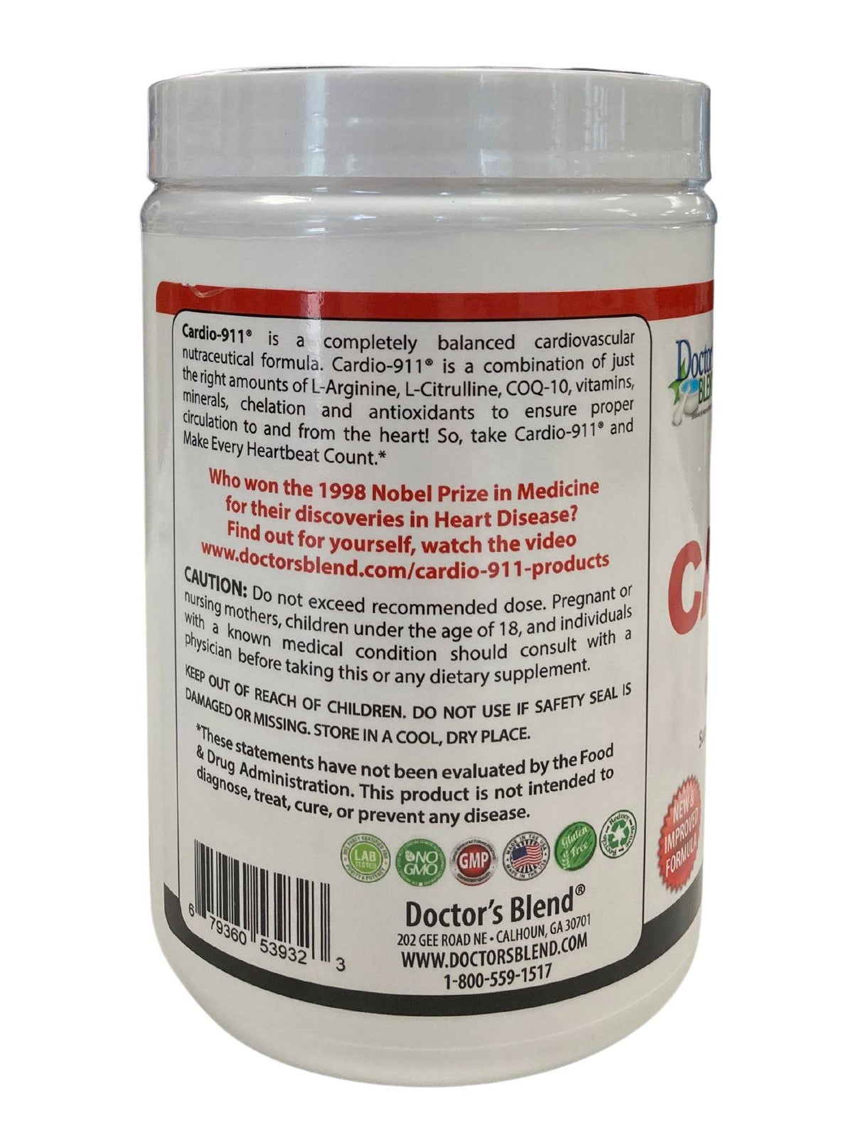 Cardio 911 Dietary Supplement Drink Mix - Country Life Natural Foods