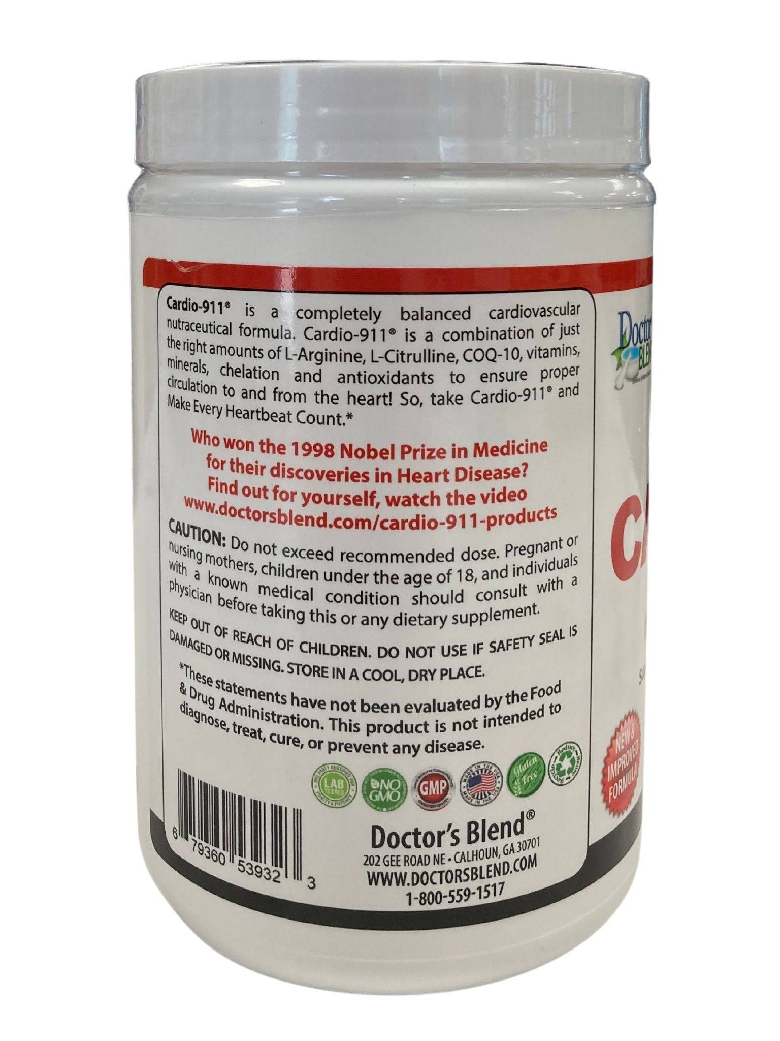 Cardio 911 Dietary Supplement Drink Mix - Country Life Natural Foods