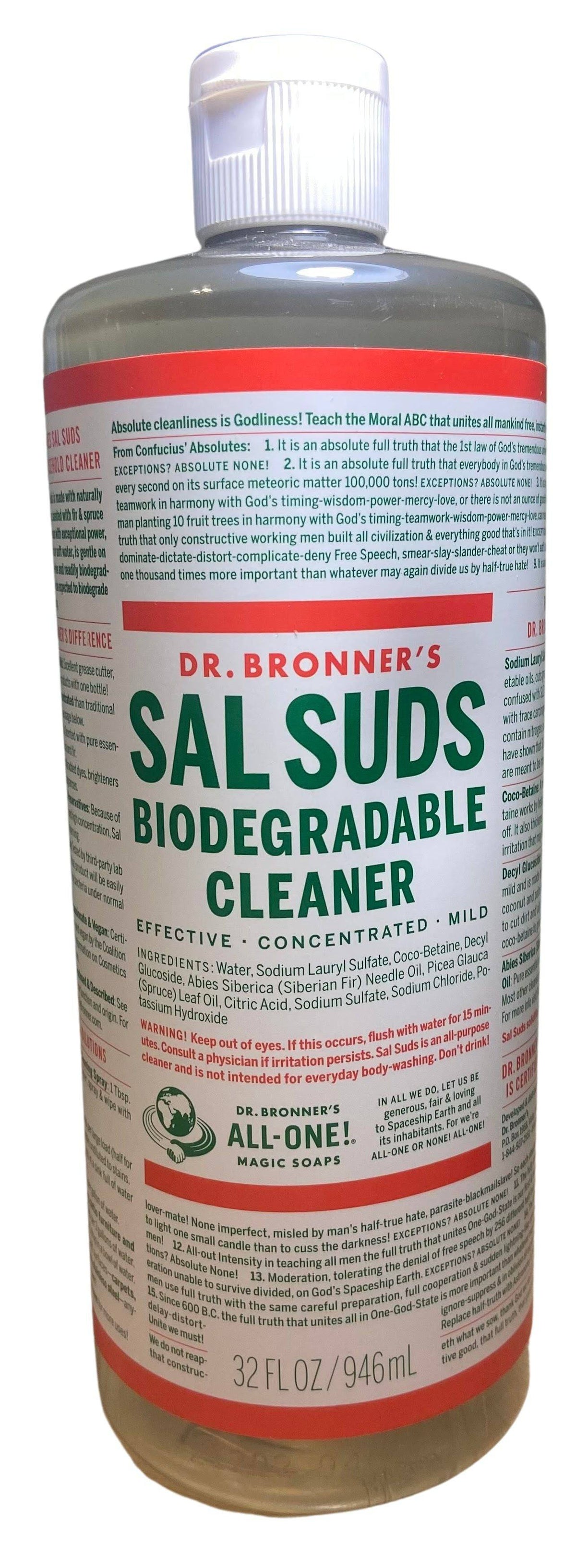 Biodegradable Cleaner, Concentrated, Sal Suds, Soaps - Country Life Natural Foods