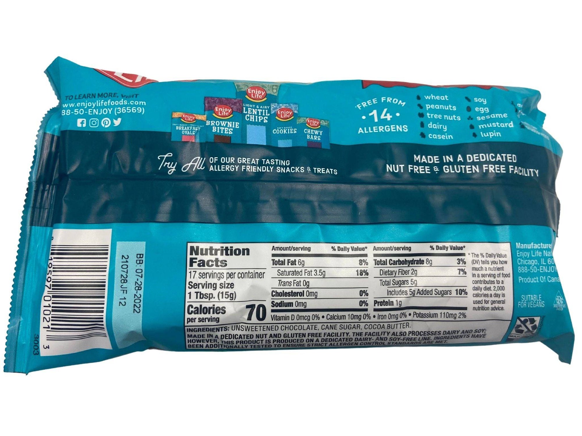 Chocolate, Dark, Morsels - Country Life Natural Foods