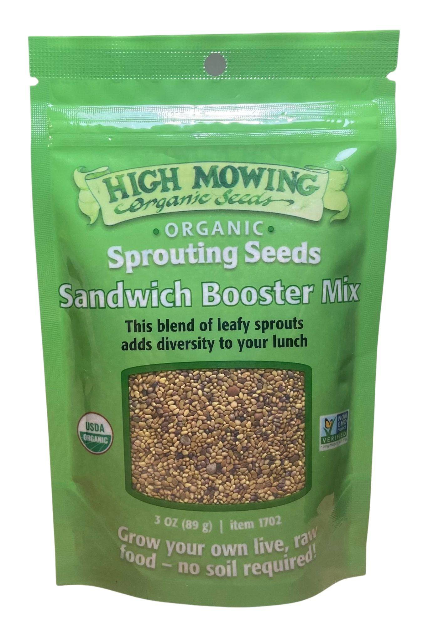 Sprouting Seeds, Organic, High Mowing, Seeds - Country Life Natural Foods