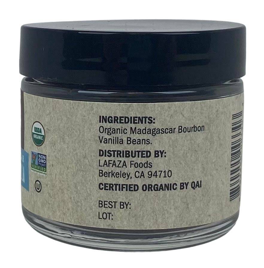 Vanilla, Ground, Organic, Pure Madagascar - Country Life Natural Foods
