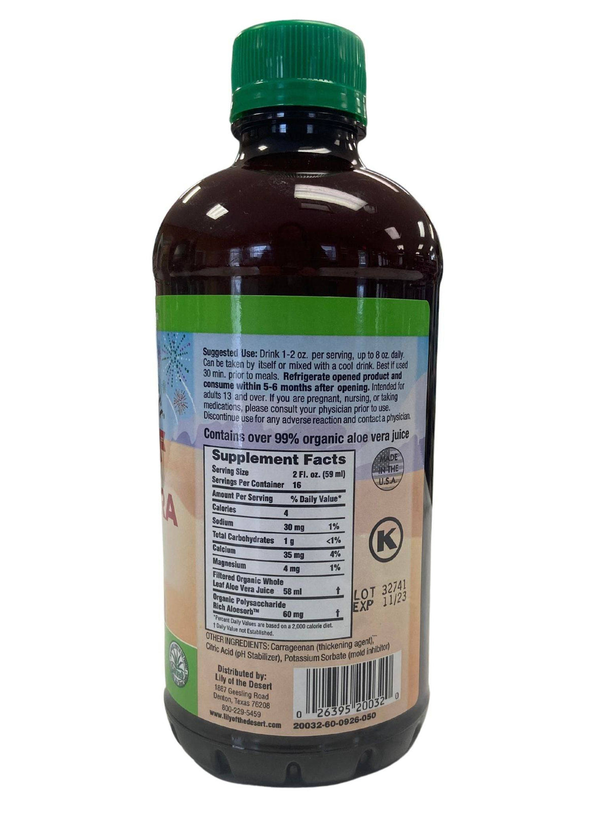 Aloe Vera, Gel - Country Life Natural Foods