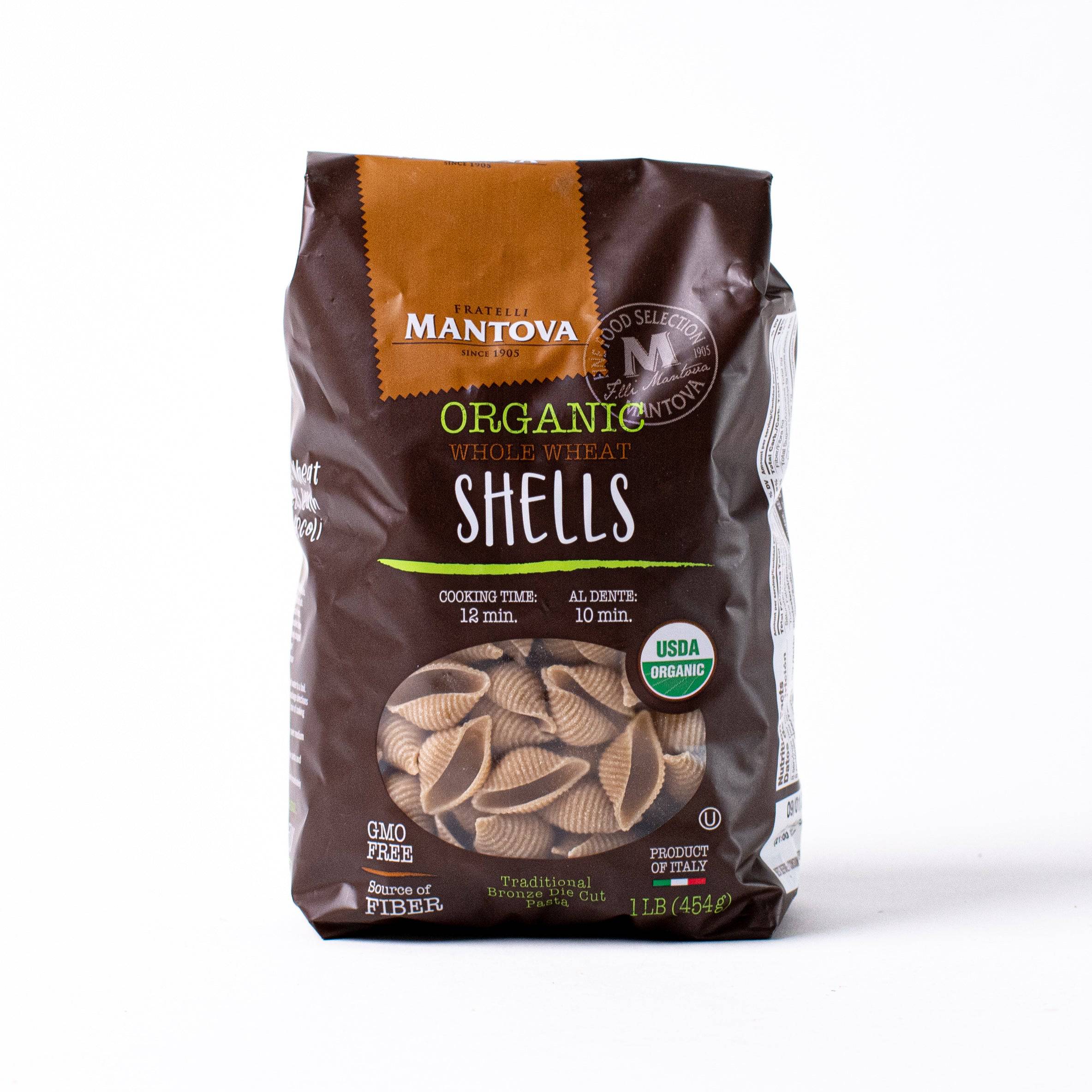 Shells, Whole Wheat, Medium, Organic, Pasta & Noodles - Country Life Natural Foods