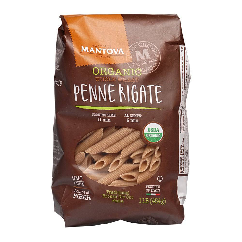 Penne Rigate, Whole Wheat, Organic, Pasta & Noodles - Country Life Natural Foods