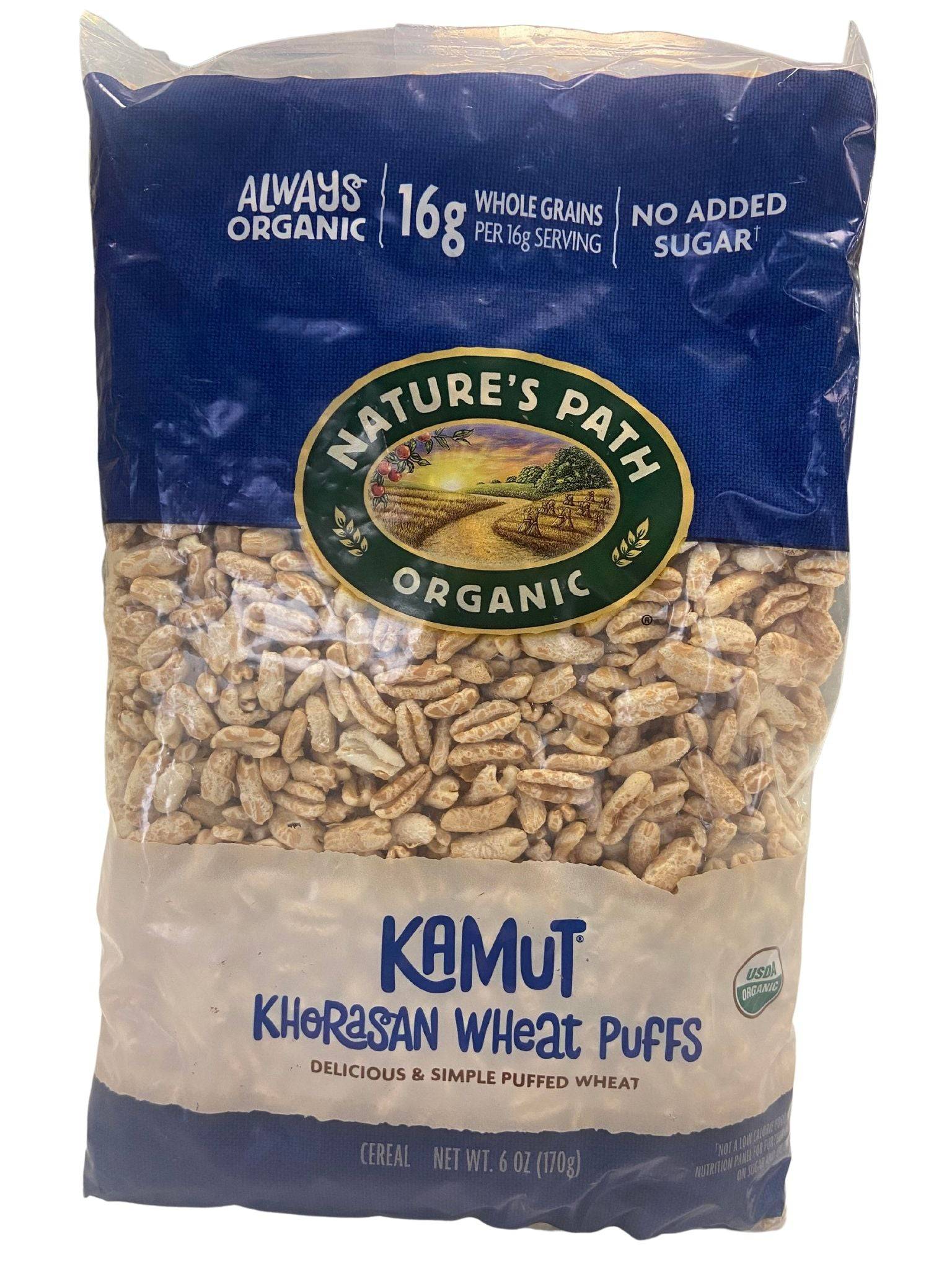 Kamut Khorasan Wheat Puffs, Organic, Cereals & Granolas - Country Life Natural Foods