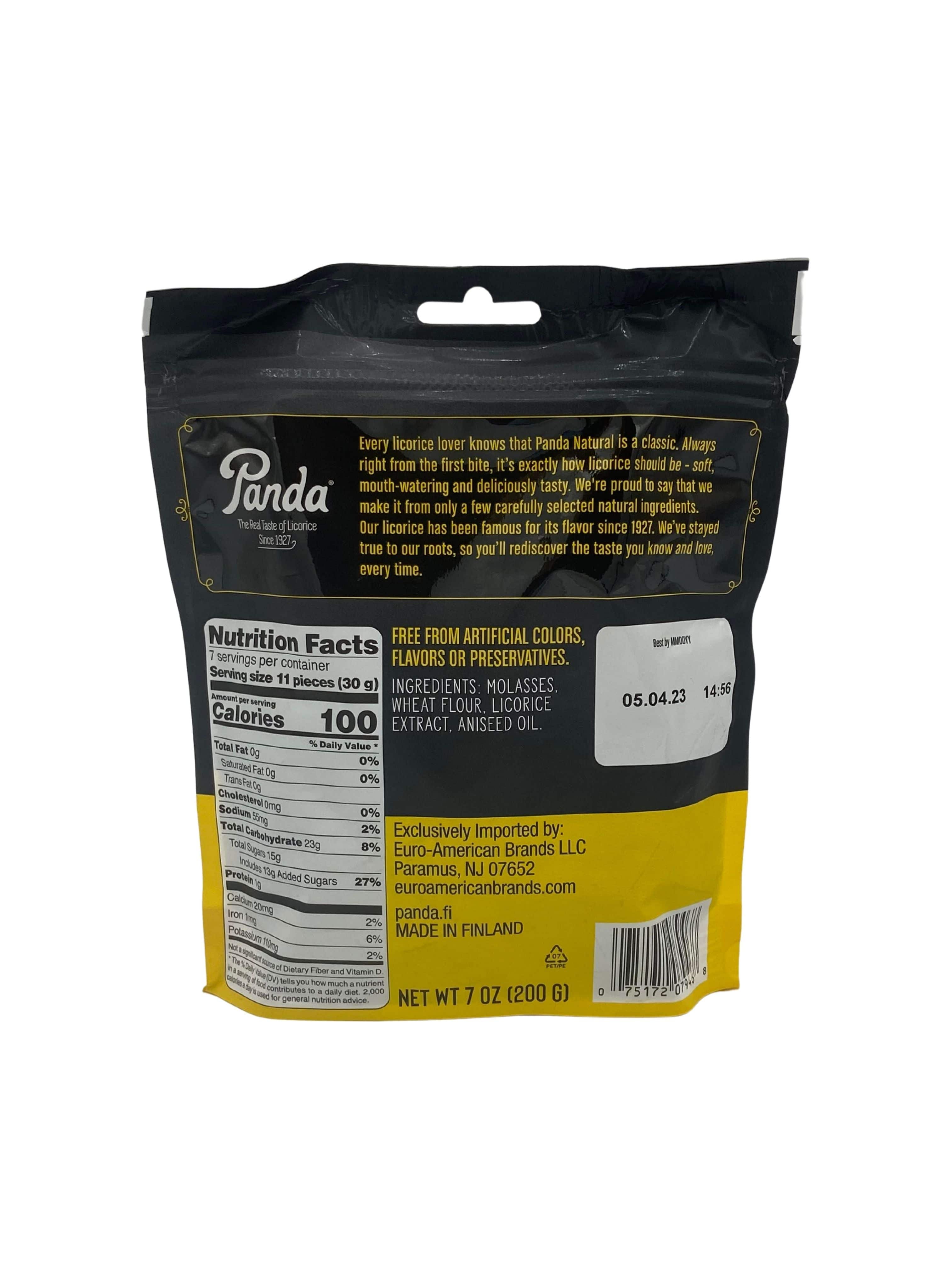 Licorice, Soft Black, Panda, Candy - Country Life Natural Foods