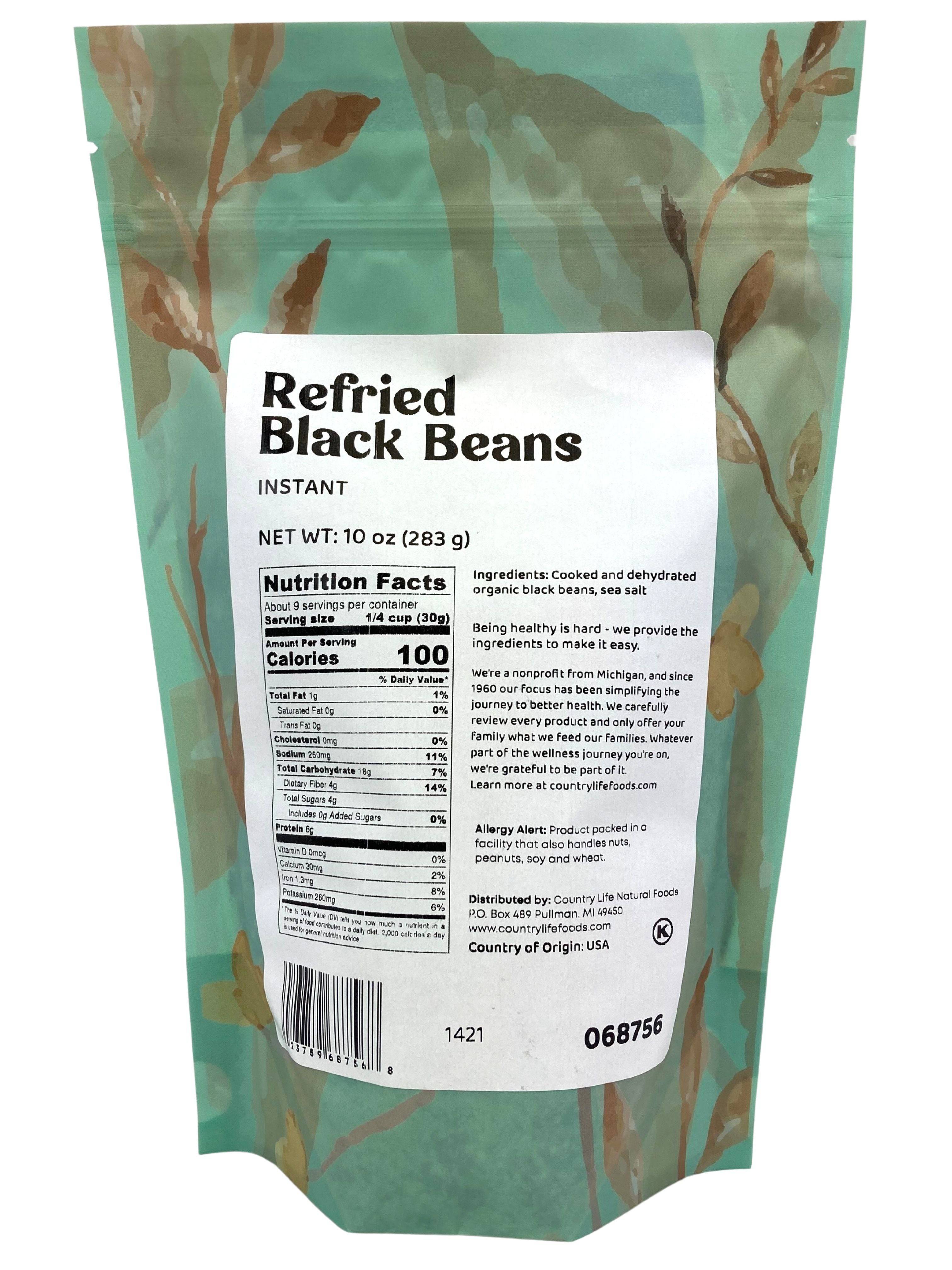 Black Beans, Instant, Organic - Country Life Natural Foods