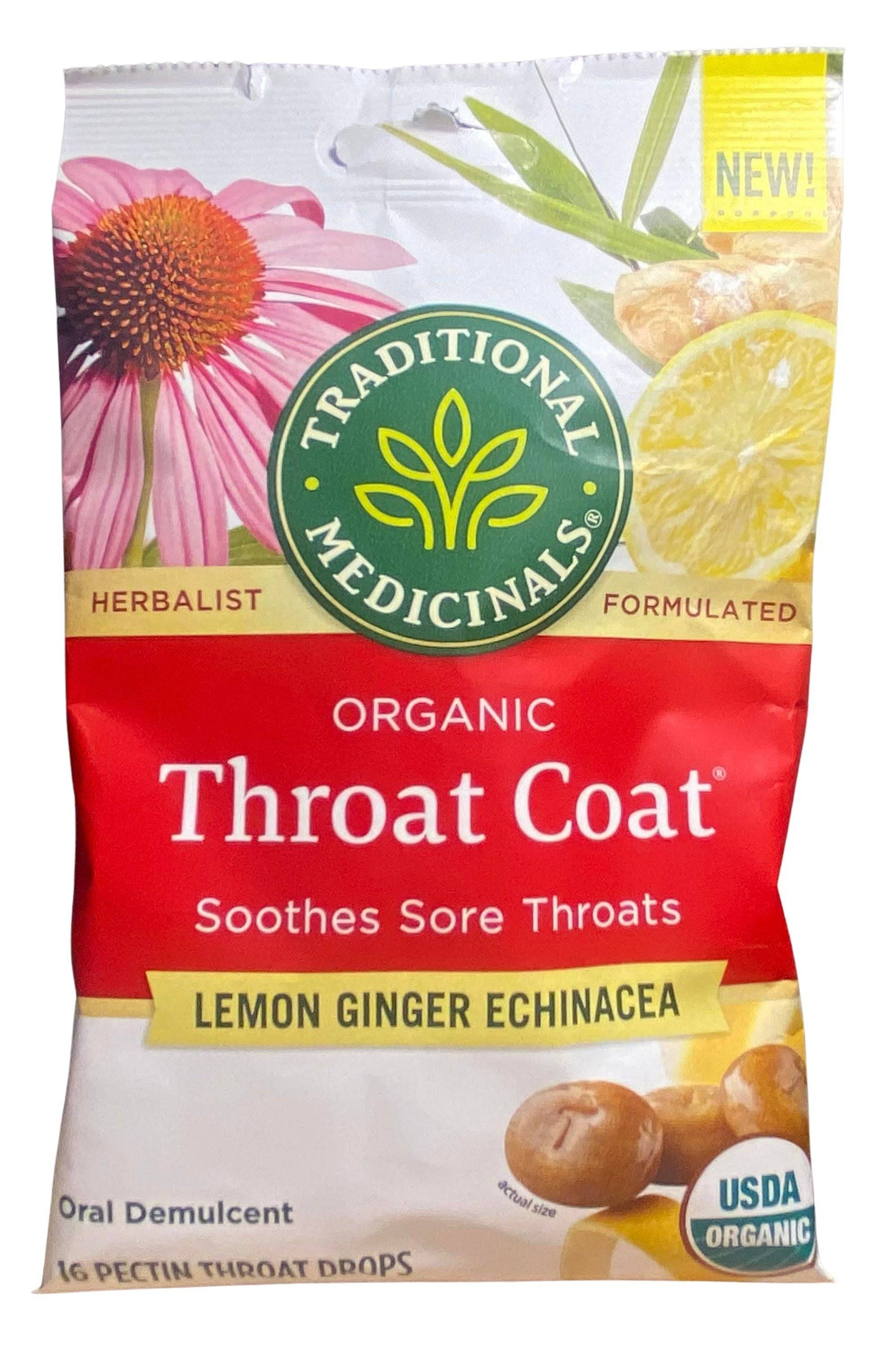 Throat Drops, Organic - Traditional Medicinals - Country Life Natural Foods