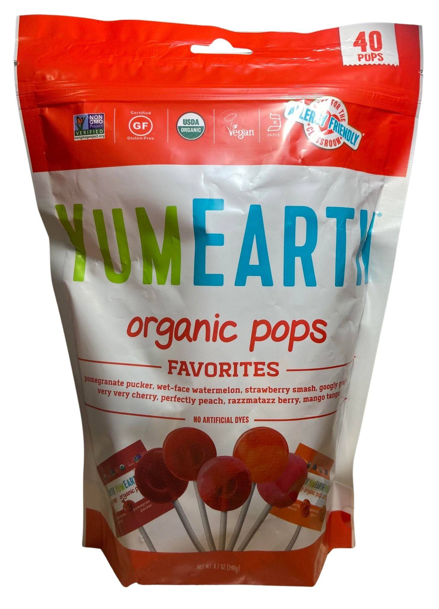 YumEarth Pops, Organic - Country Life Natural Foods